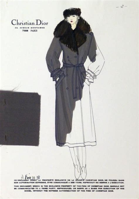 christian dior paper|Christian Dior sketches for sale.